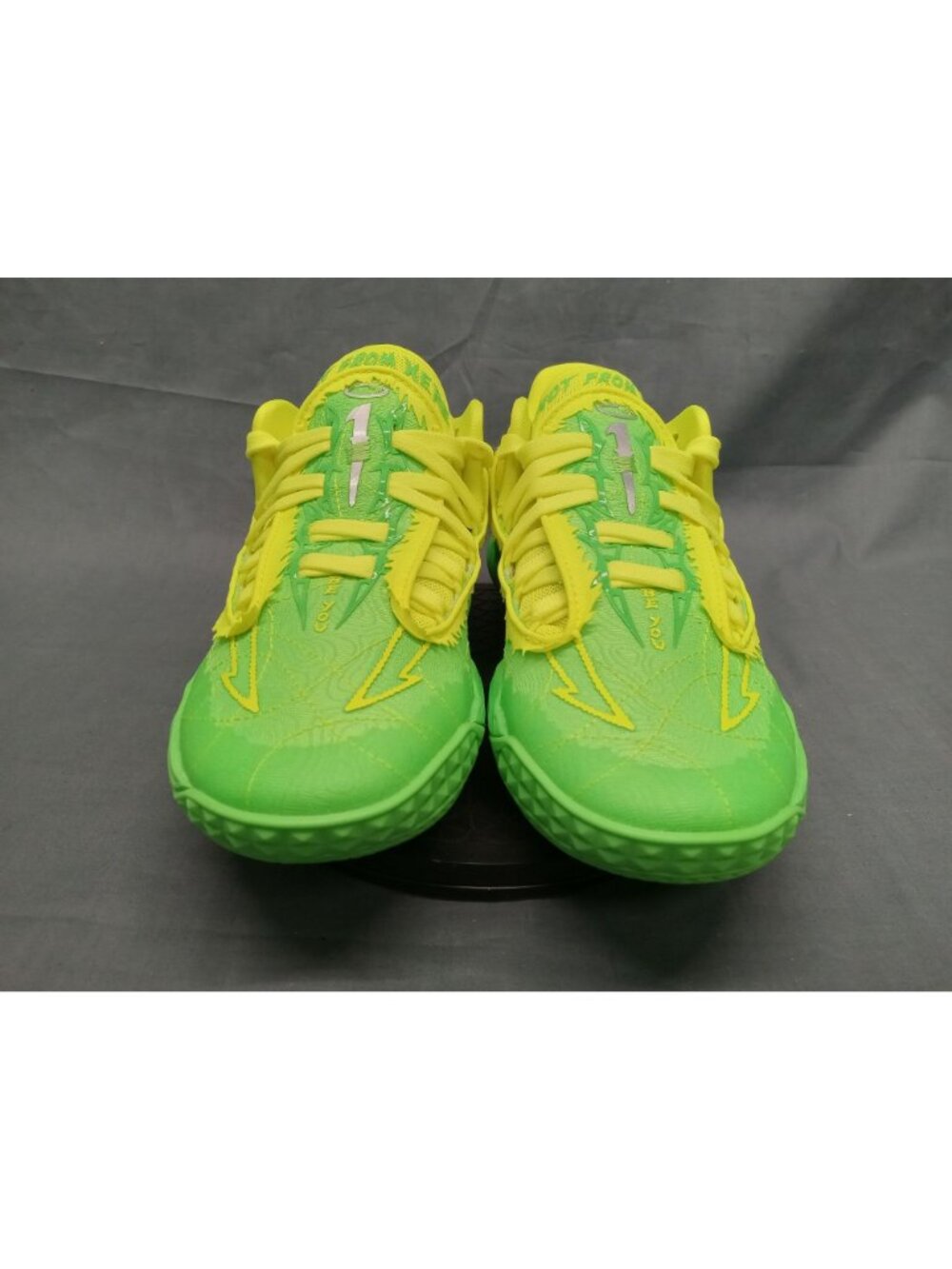 Puma LaMelo Ball MB.05 'Flourish' Sneaker Green Yellow Boys Size 4.5 NEW IN BOX! - Picture 3 of 12